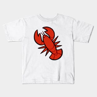 Funny Red Lobster Kids T-Shirt